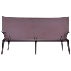 Kartell Uncle Jack Sofa in Smoke by Philippe Starck