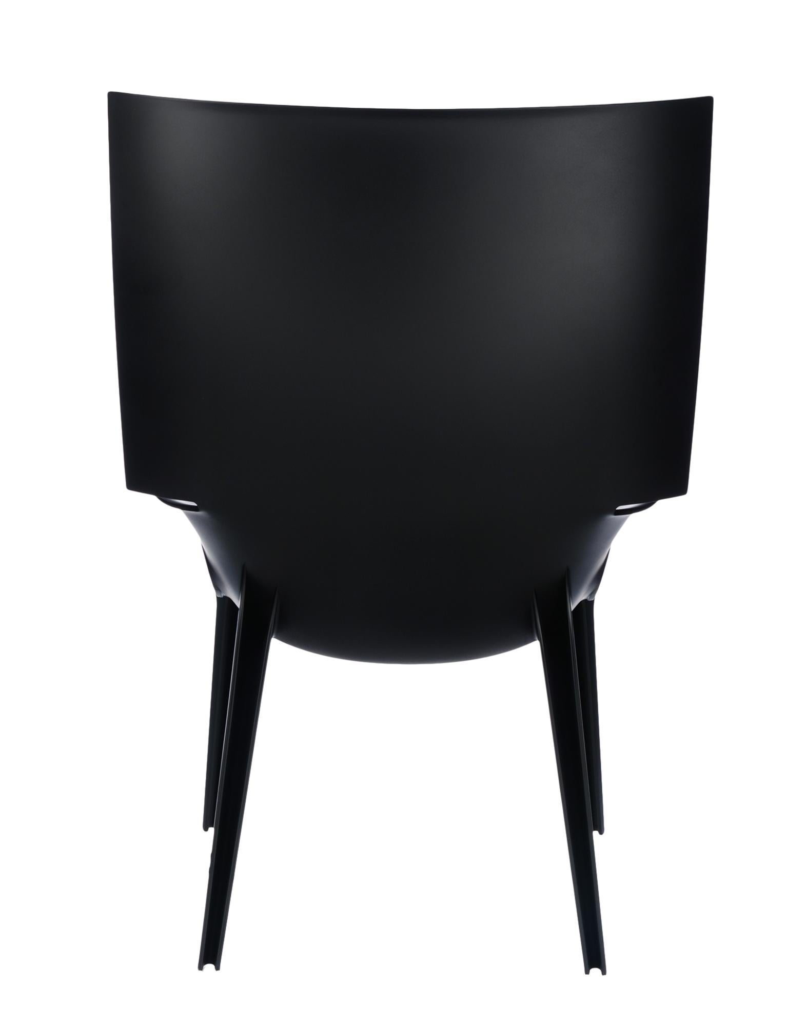 Modern Kartell Uncle Jim Armchair in Black by Philippe Starck For Sale
