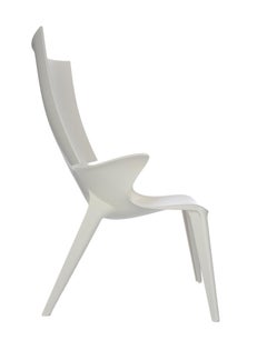 Kartell Uncle Jim Armchair in White by Philippe Starck