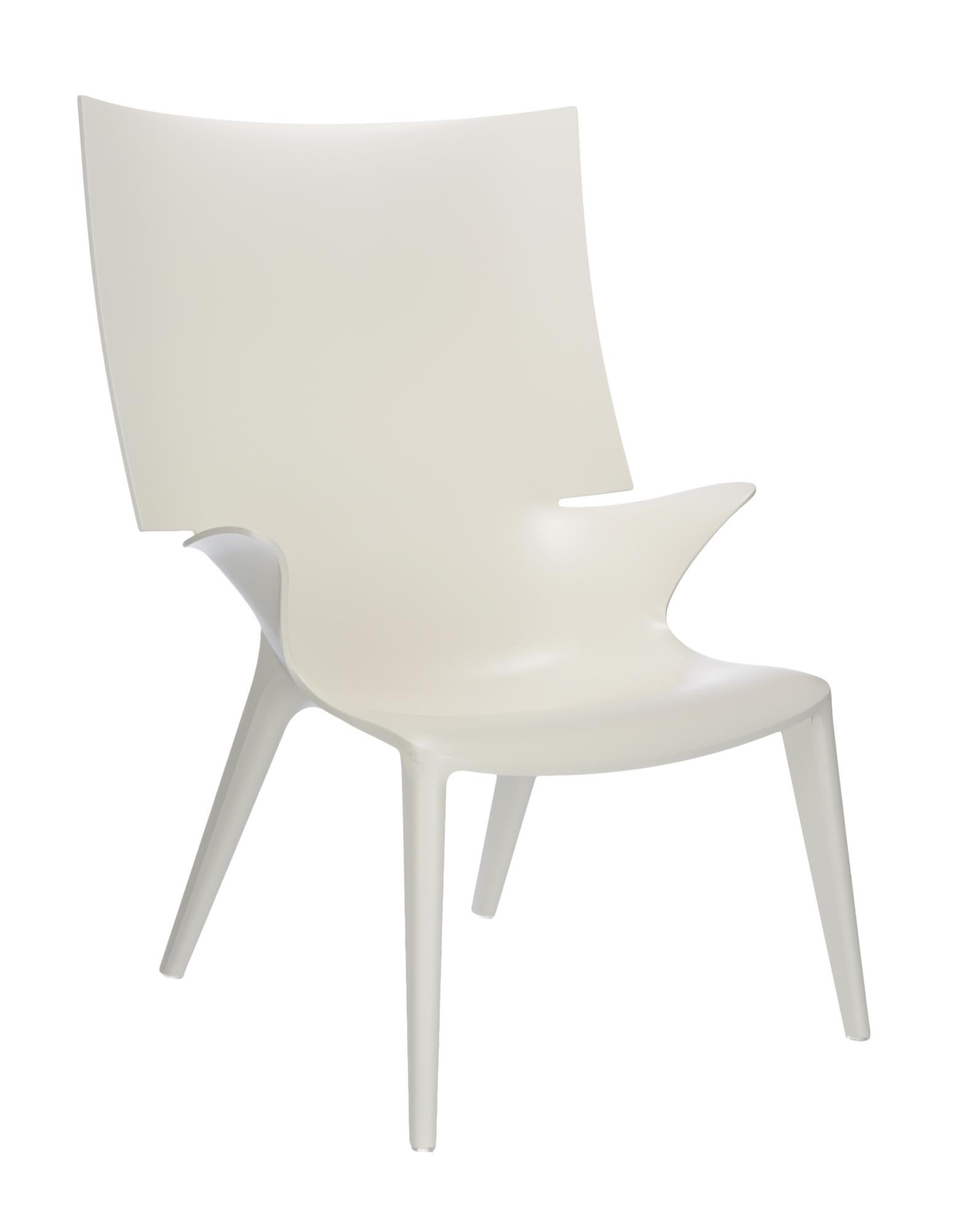 Kartell, Onkel Jim, Sessel in Weiß von Philippe Starck (Moderne) im Angebot