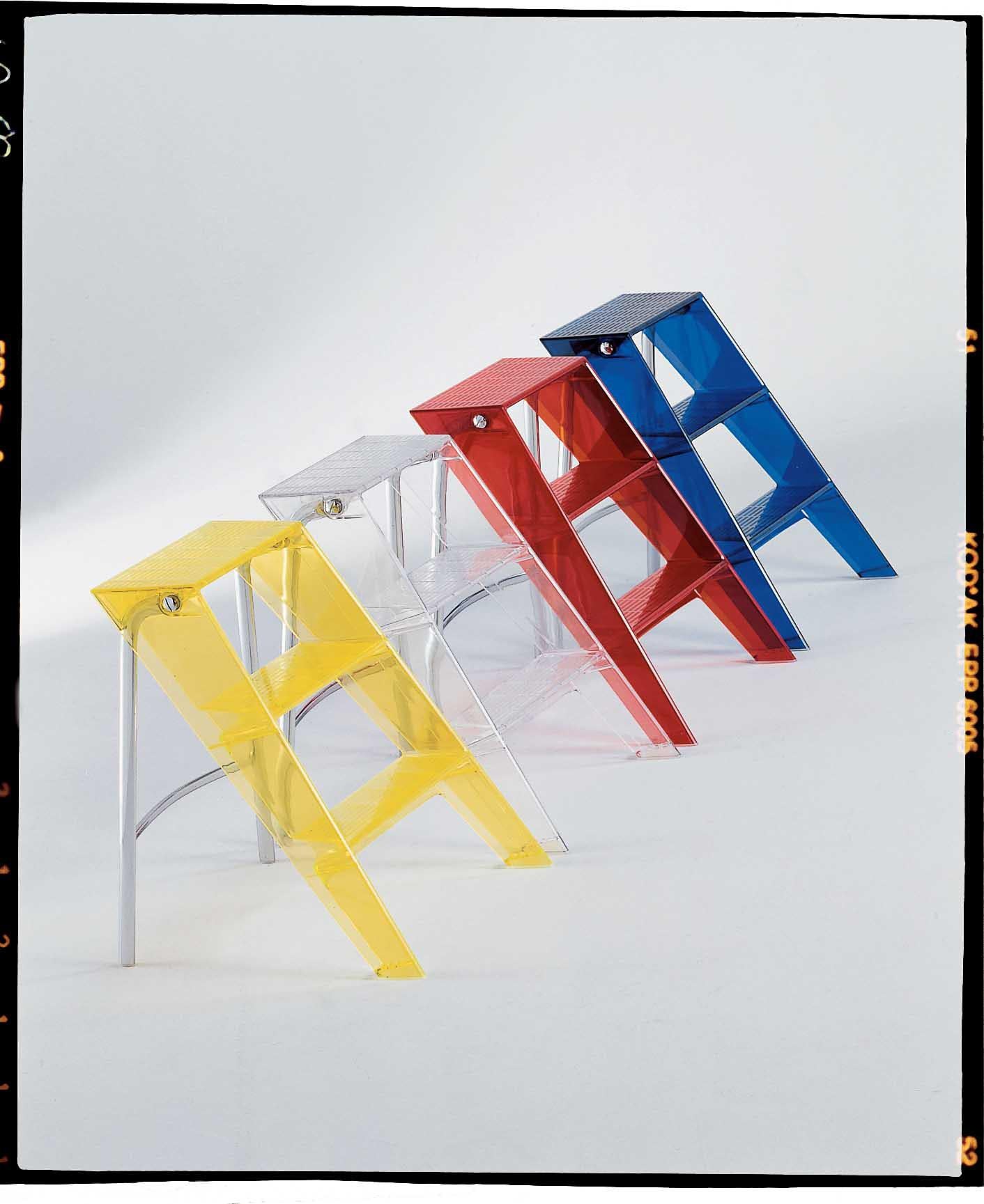 Italian Kartell Upper Step Ladder in Cobalt by Alberto Meda, Paolo Rizzatto For Sale