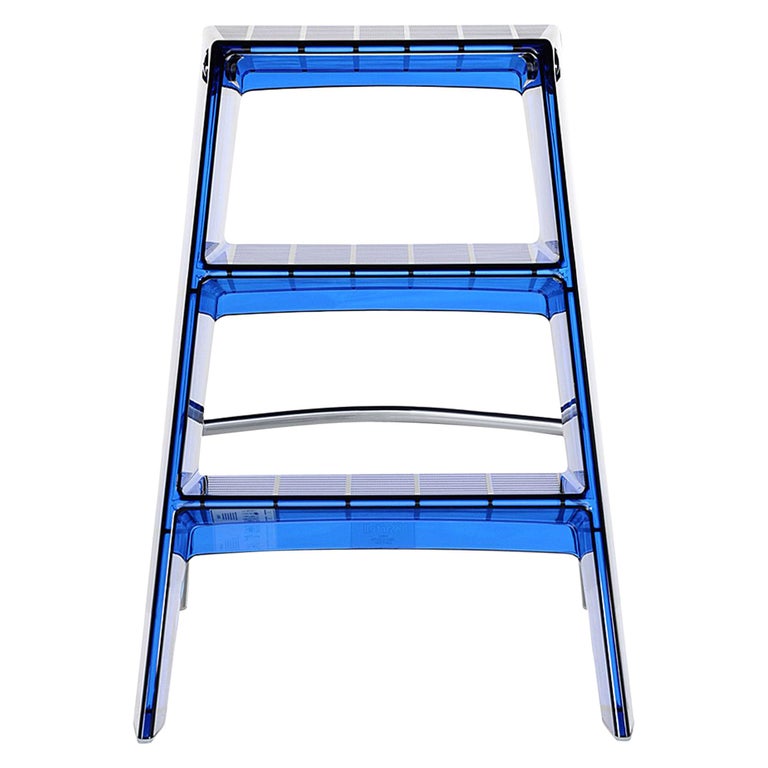 Kartell Upper Step Ladder in Cobalt by Alberto Meda, Paolo Rizzatto For  Sale at 1stDibs