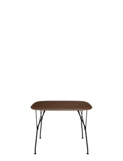 Tavolo Kartell Viscount of Wood di Philippe Stark con struttura in noce e nero