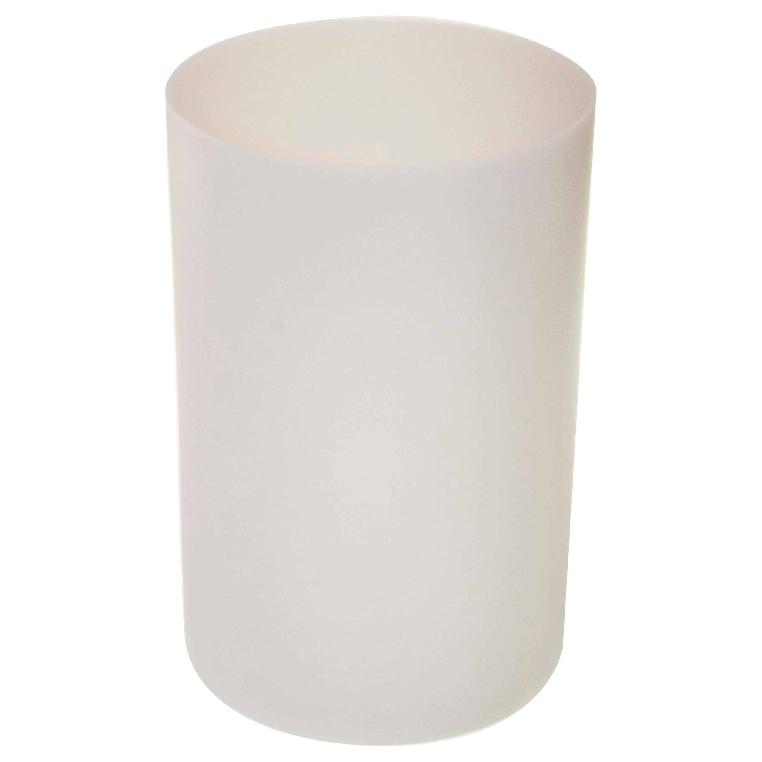 Kartell Waste Basket in White by Ufficio Tecnico Kartell For Sale