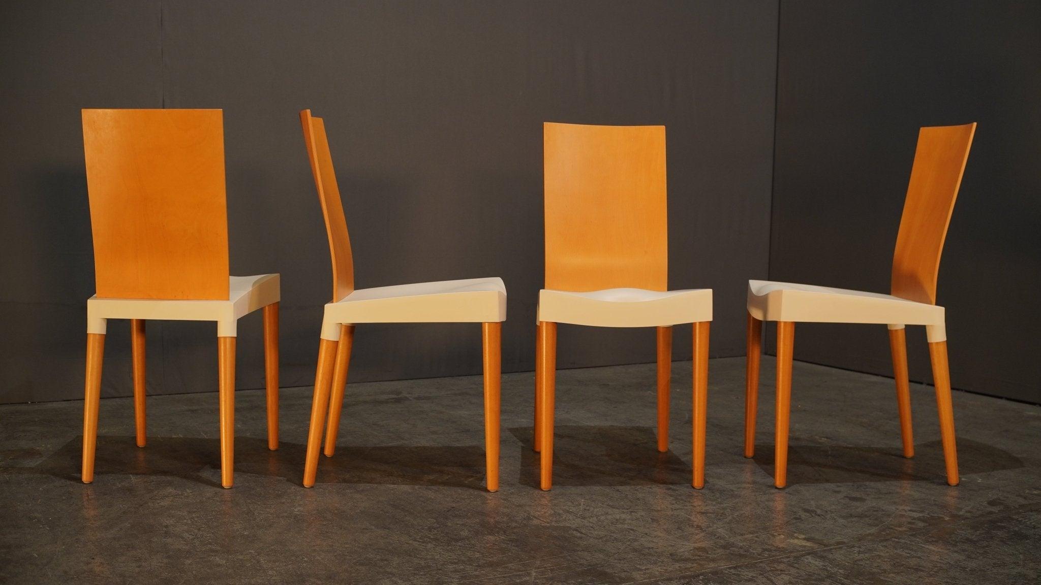 Kartell White Miss Trip Dining Chair by Philippe Starck 3