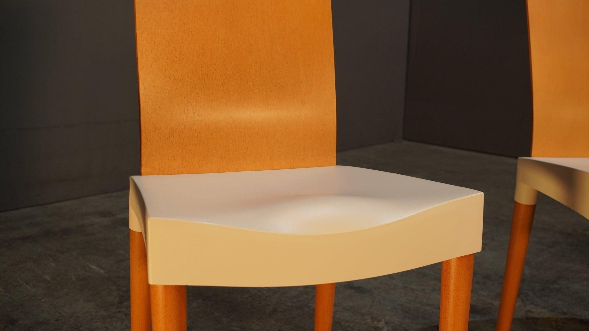 20th Century Kartell White Miss Trip Dining Chair by Philippe Starck