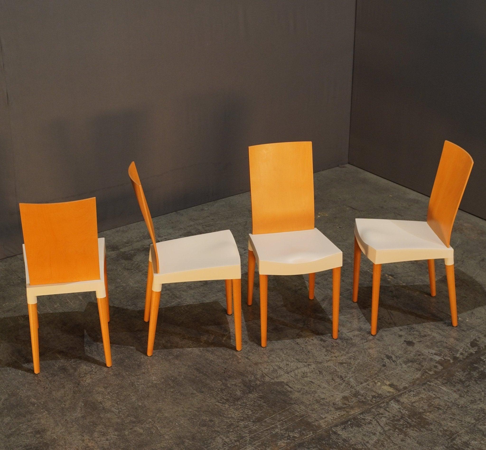 Kartell White Miss Trip Dining Chair by Philippe Starck 2