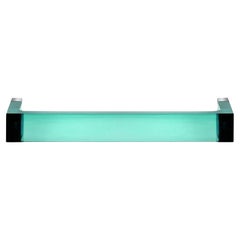 Kartell x Laufen Toallero de Lucite de Pared Azul-Verde, Italia