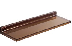 Kartell x Laufen Shellfish Wall Shelf, Amber, Ludovica & Rob Palomba 2013 Italy.