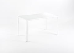 Table de salle à manger Kartell Zoom blanche par Piero Lissoni