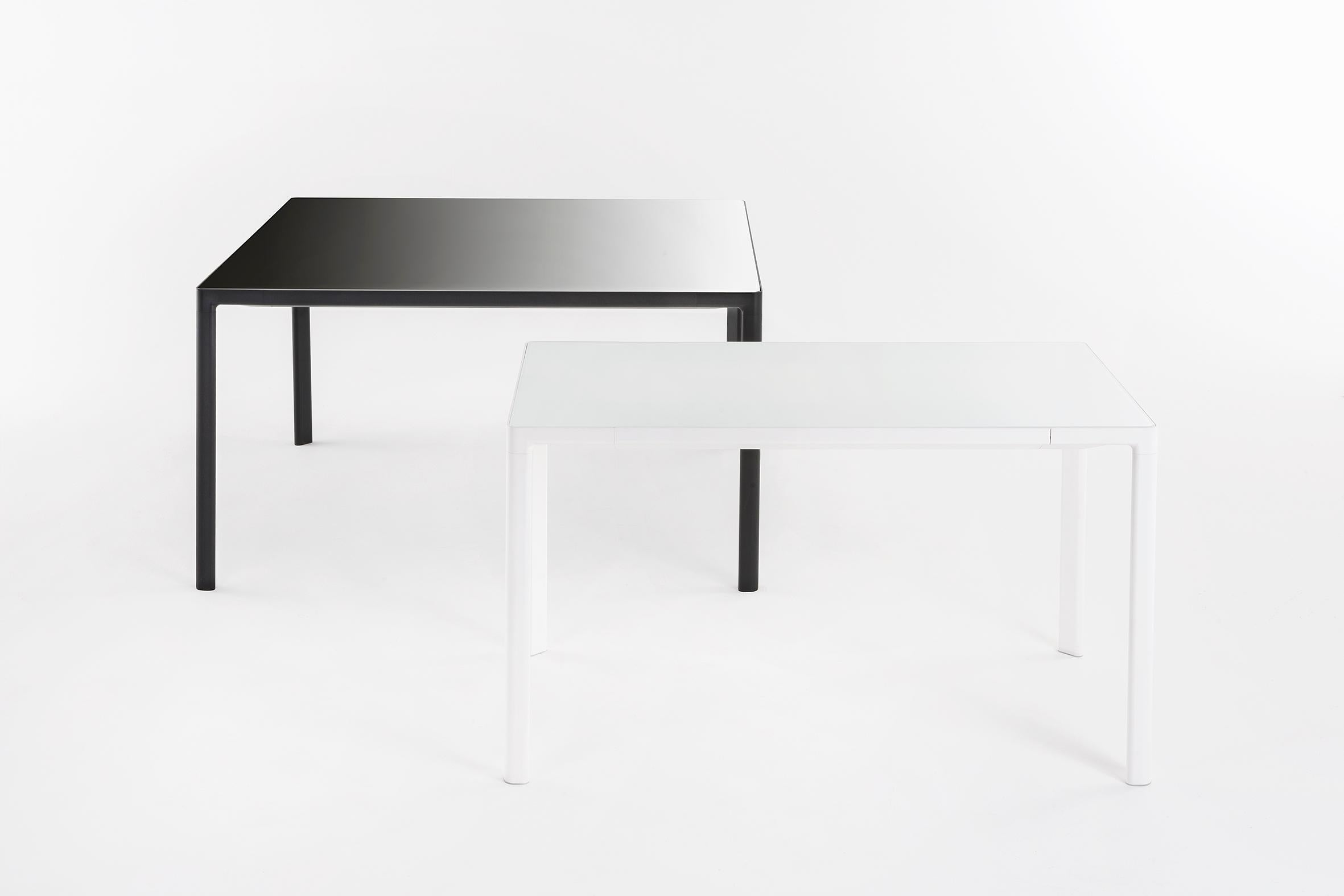Moderne Table de salle à manger Kartell Zoom blanche par Piero Lissoni en vente