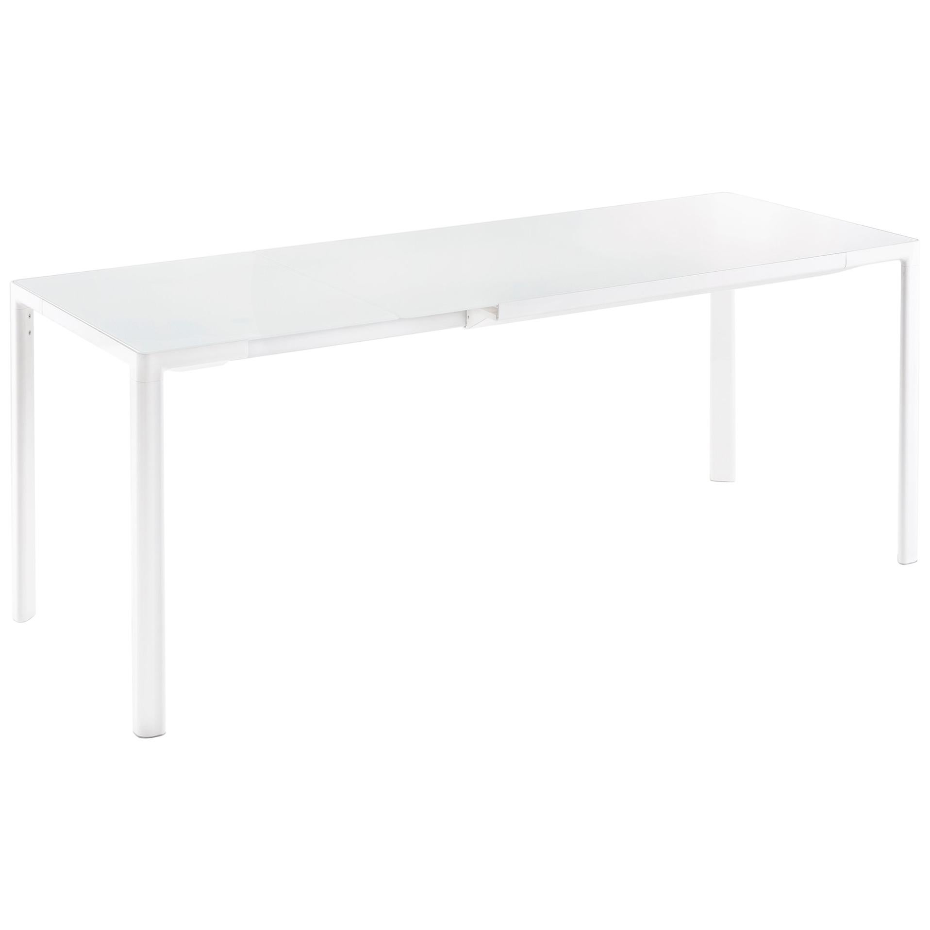 Kartell Zoom Dining Table in White by Piero Lissoni