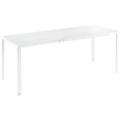 Kartell Zoom Dining Table in White by Piero Lissoni
