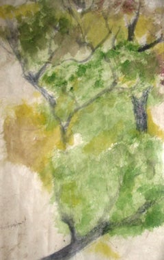 Yellow Landscape Drawings and Watercolours