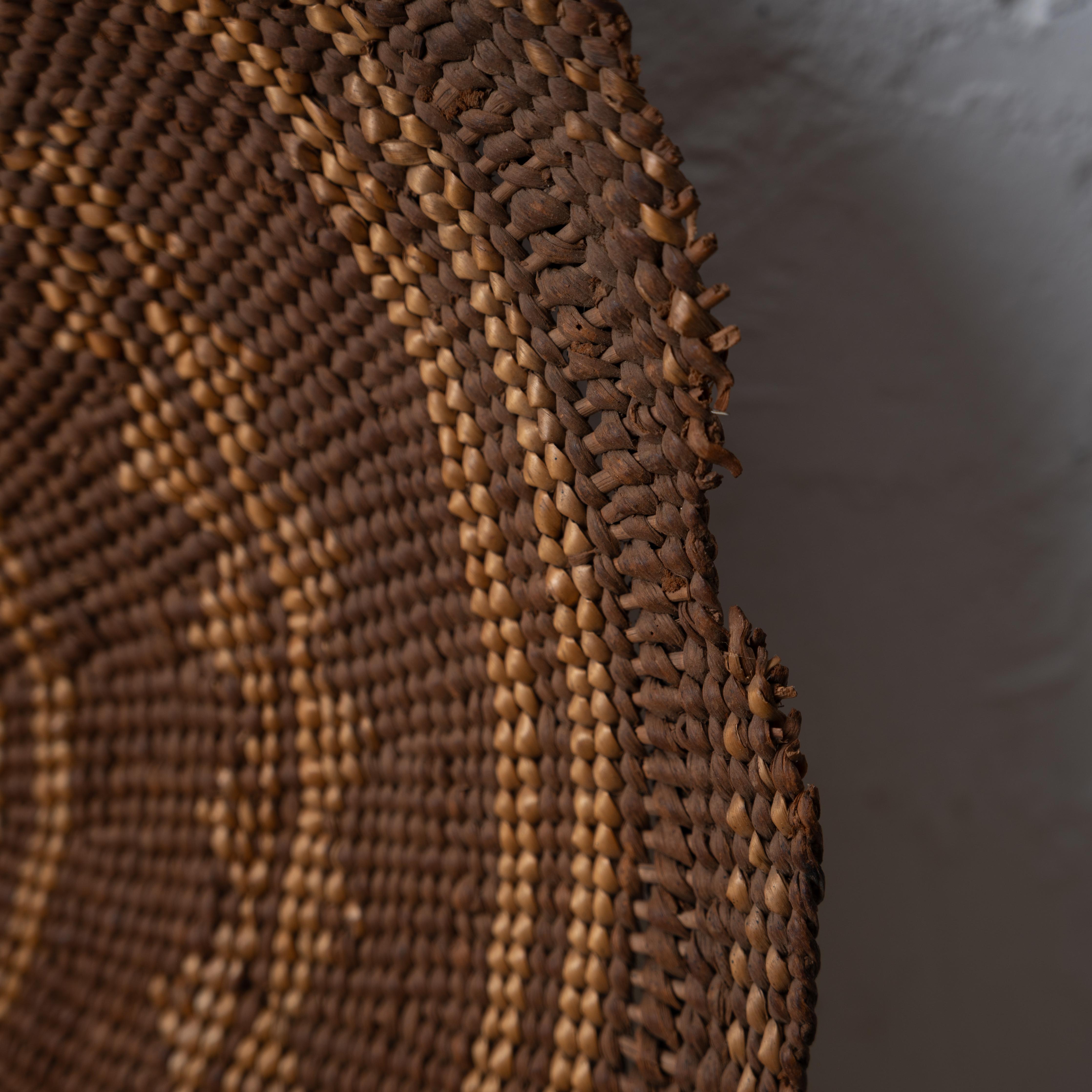 20th Century Karuk Winnowing Tray Basket, c.1900 For Sale