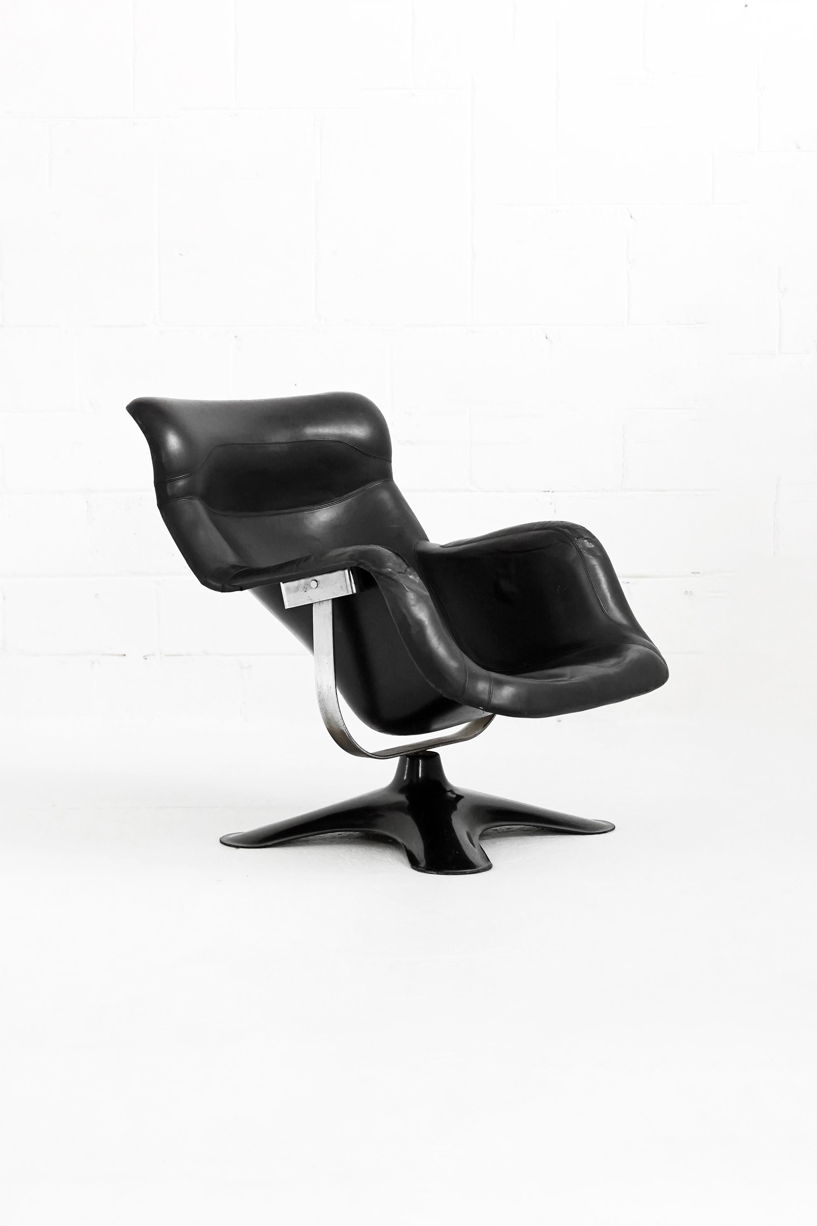 Finnish Karuselli Lounge Chair by Yrjo Kukkapuro for Haimi For Sale