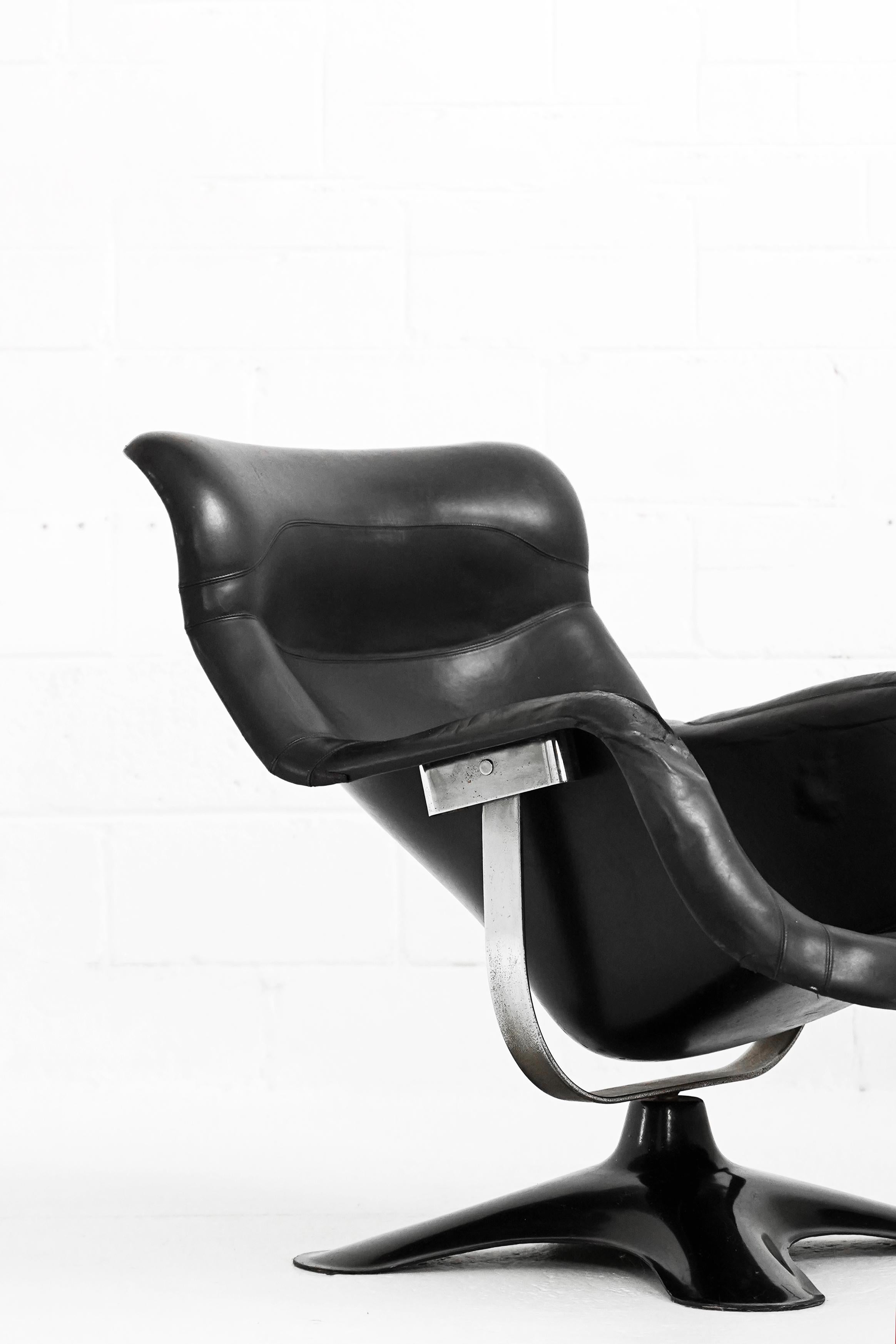 Karuselli Lounge Chair by Yrjo Kukkapuro for Haimi In Good Condition For Sale In TORONTO, CA