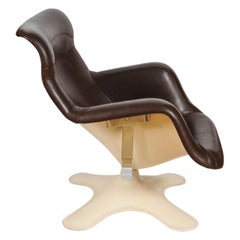 Mid-Century Modern Lounge Chair Karuselli by Yrjö Kukkapuro for Haimi-Oy