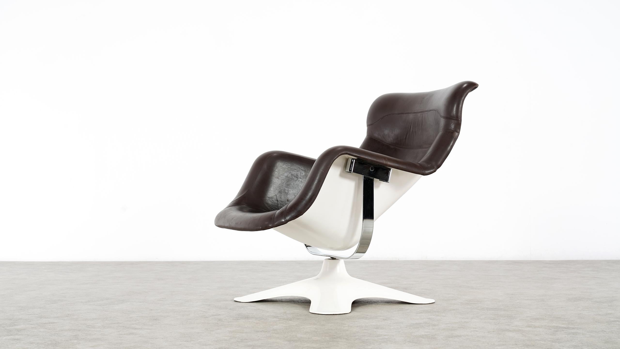 Mid-Century Modern Karusselli Lounge Chair, Designed in 1964 by Yrjö Kukkapuro for Artek, Finland