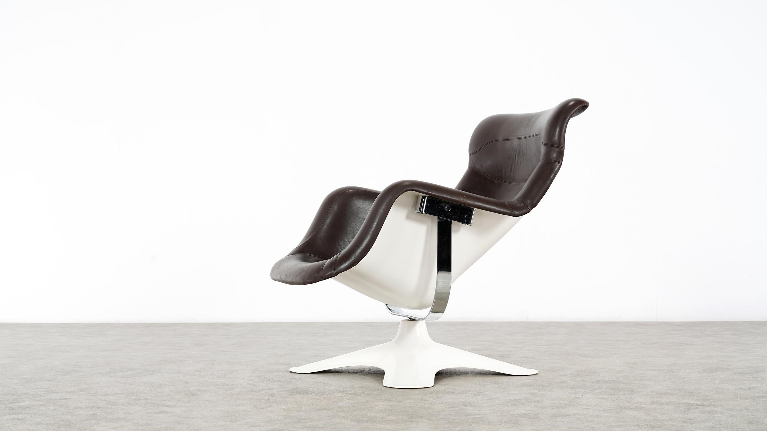 Finnish Karusselli Lounge Chair, Designed in 1964 by Yrjö Kukkapuro for Artek, Finland