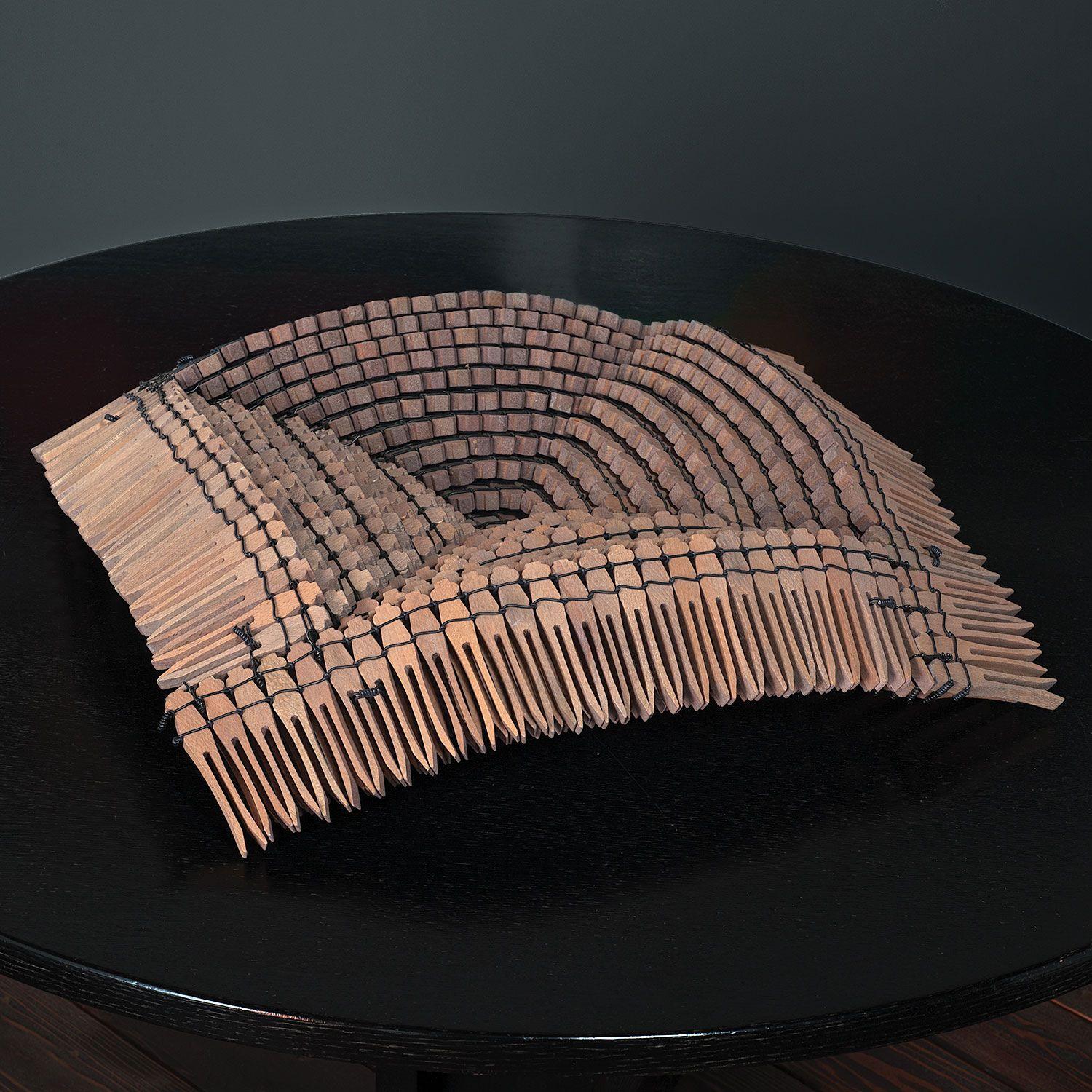 Large Shallow Bowl - Mixed Media Art by Karyl Sisson