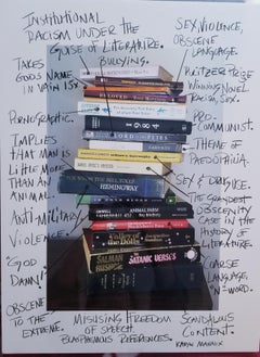 BANNED Books (framed)