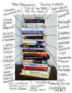 Série « Livres interdits », ensemble de 3 tirages d'archive en édition limitée, tirage limité à 3 exemplaires