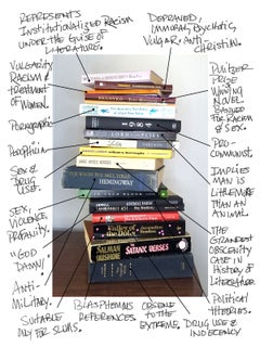 Série « Livres interdits », ensemble de 3 tirages d'archive en édition limitée, tirage limité à 3 exemplaires