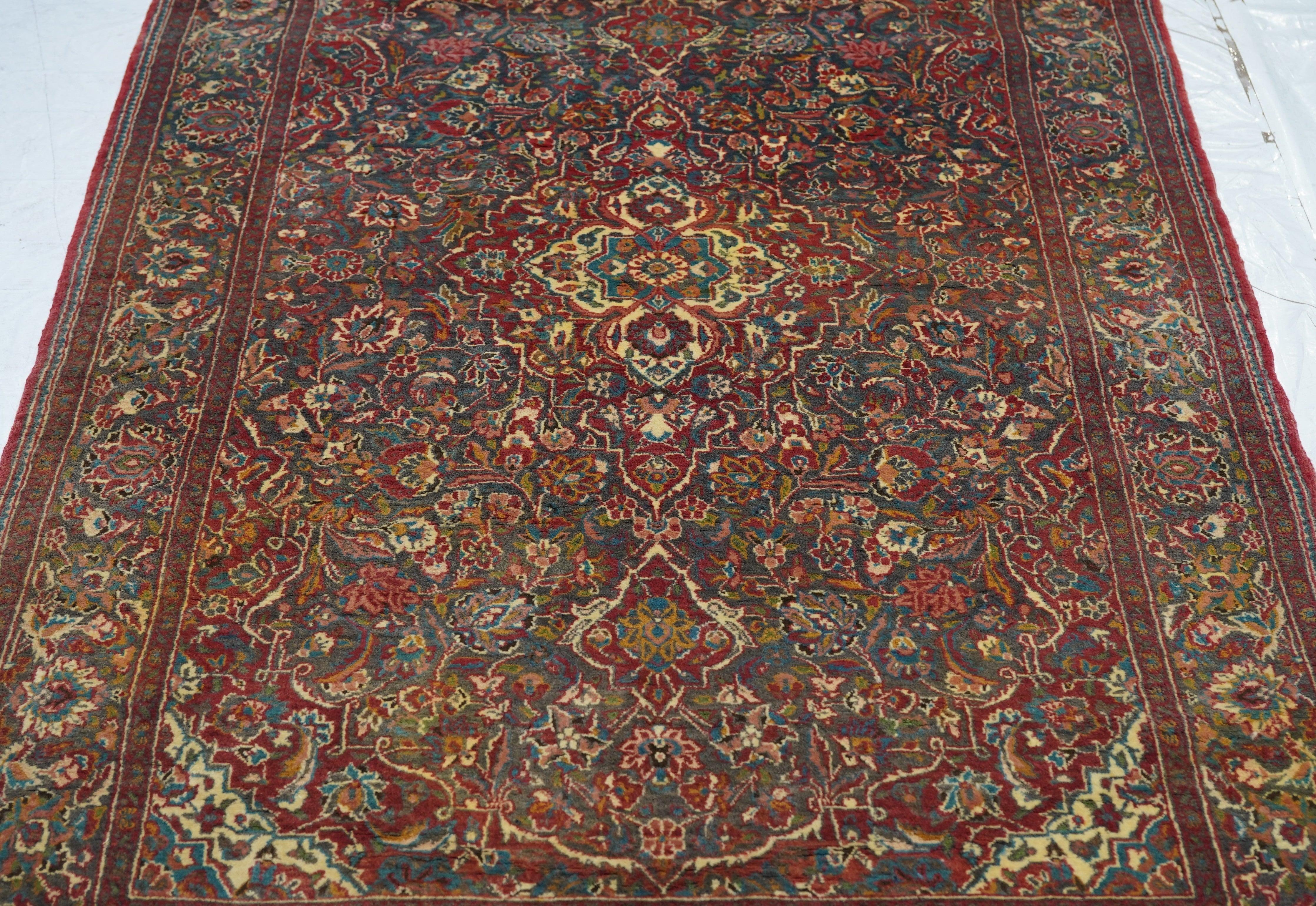 Kasahan-Teppich 4'0'' x 6'0'' im Zustand „Gut“ im Angebot in New York, NY