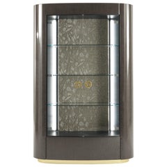 Kasai Cabinet in Carbalho with Metal Base by Roberto Cavalli Home Interiors