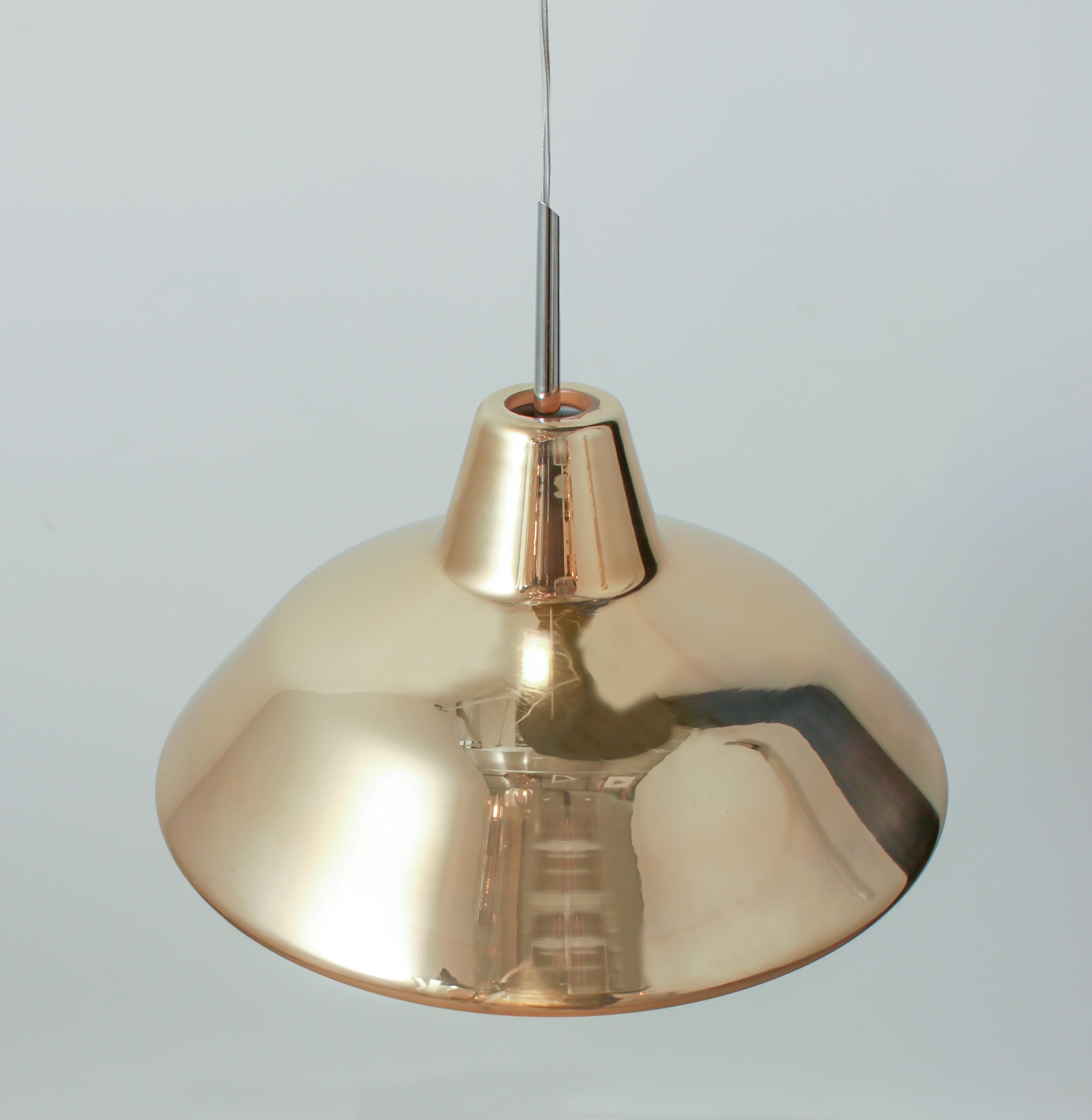 Kasar Stacked Pendant Light in Gold and Silver Glass by Concept Verre Neuf - En vente à Nice, FR