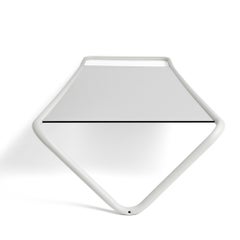 Kaschkasch Floor Mirror by Kaschkasch Cologne, White Frame
