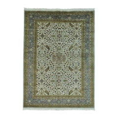 Kashan 300 Kpsi New Zealand Wool Hand Knotted Rug