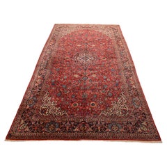 Kashan Antique Room-Size rug - 10'6" x 16'8" 