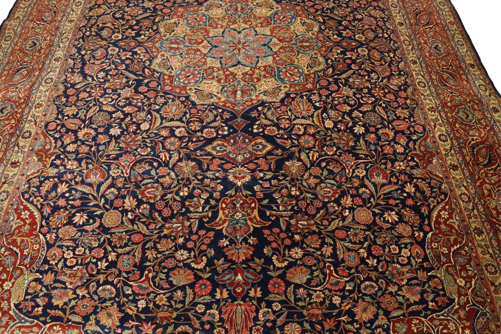 Antiker Kashan-Teppich - 10'1