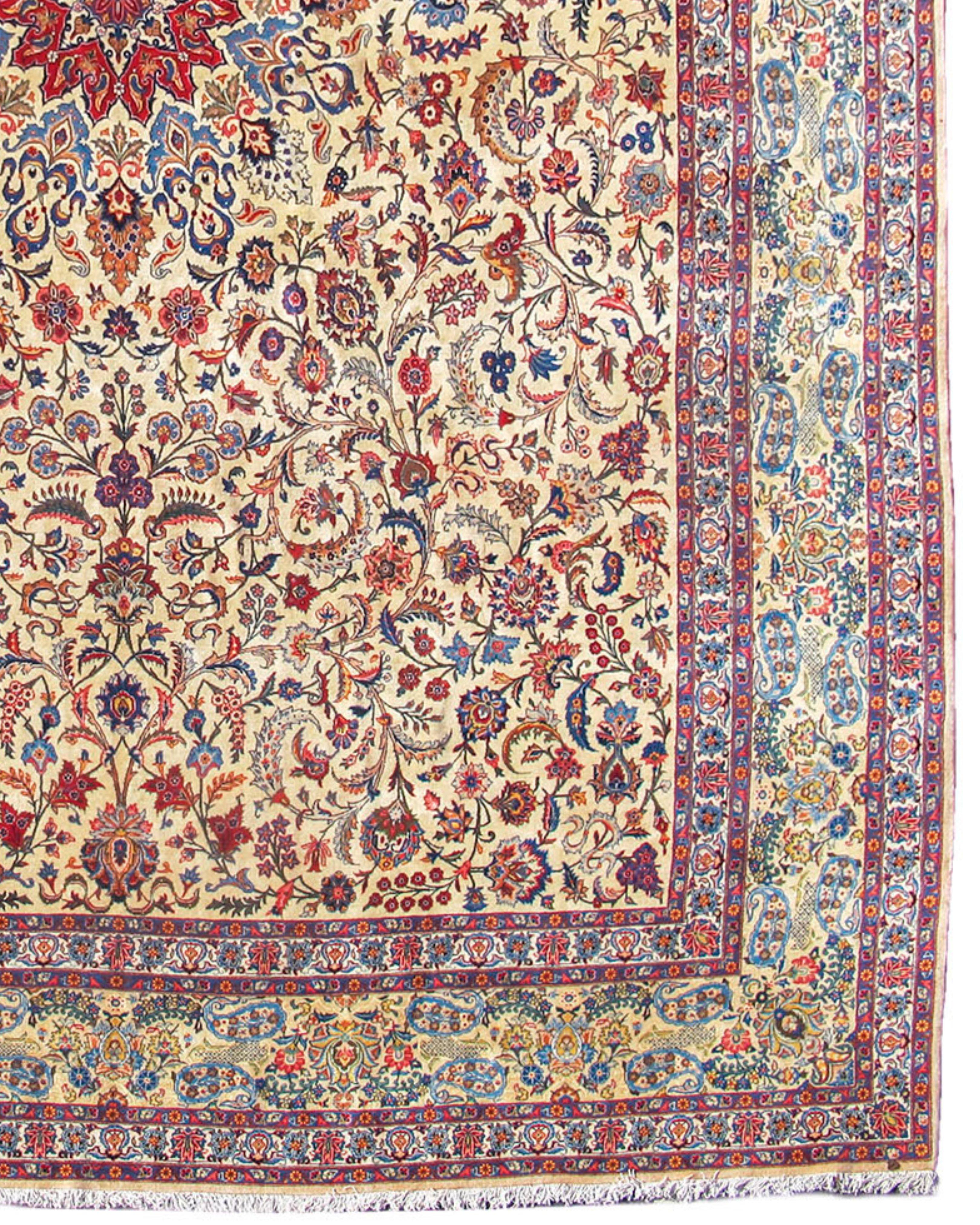 Antique Large Persian Kashan Carpet, Mid-20th century

Perfect original condition.

Additional Information:
Dimensions: 10'6