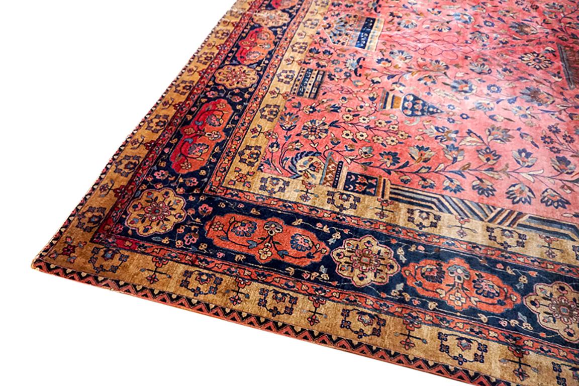 Persian Kashan Manchester wool 10' 3