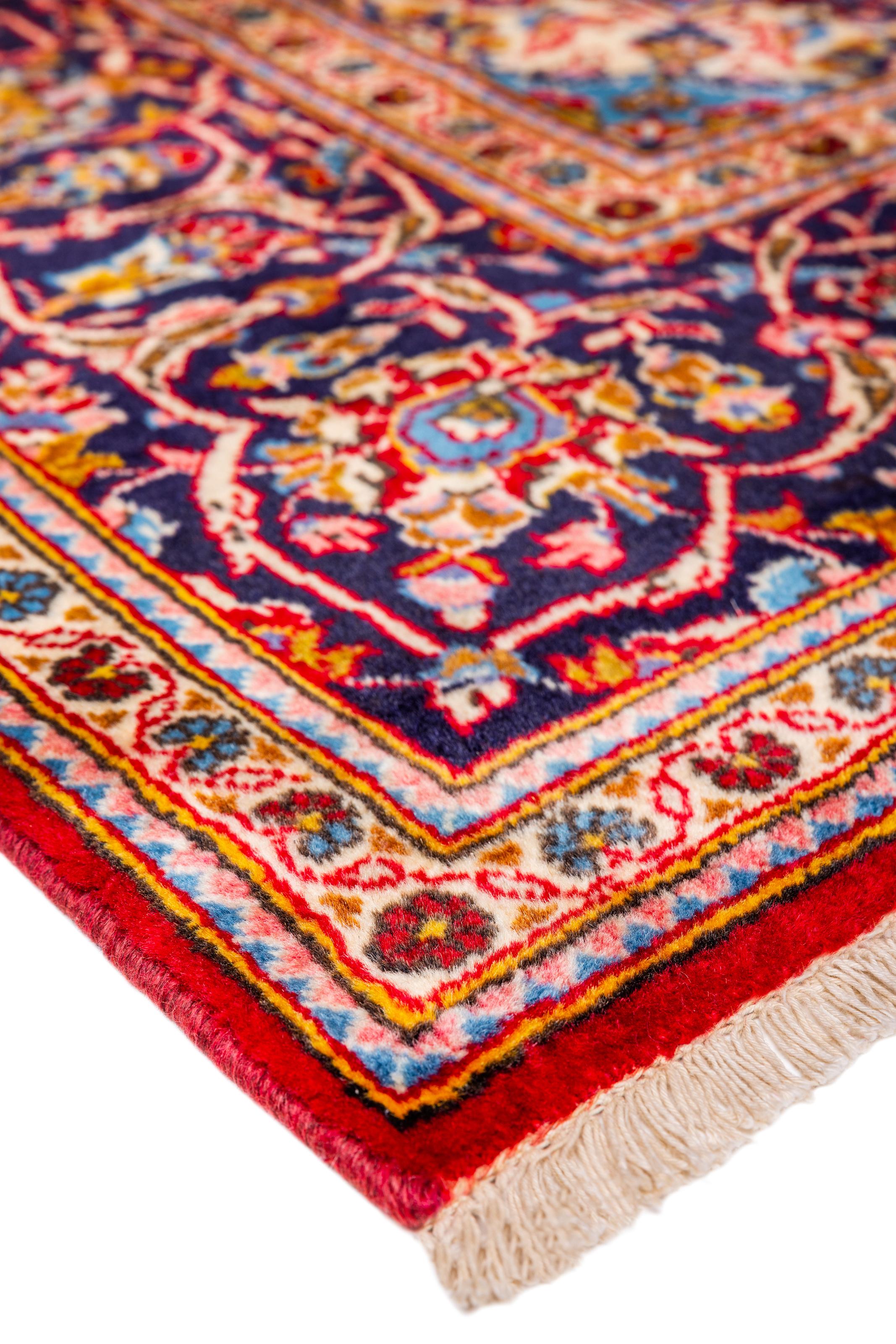 Renowned for their rich colors and interesting designs, Persian rugs are made with all natural wools and silk. Their beauty and the impact it will have on a home is endless.

Exact Dimensions: 9' 3
