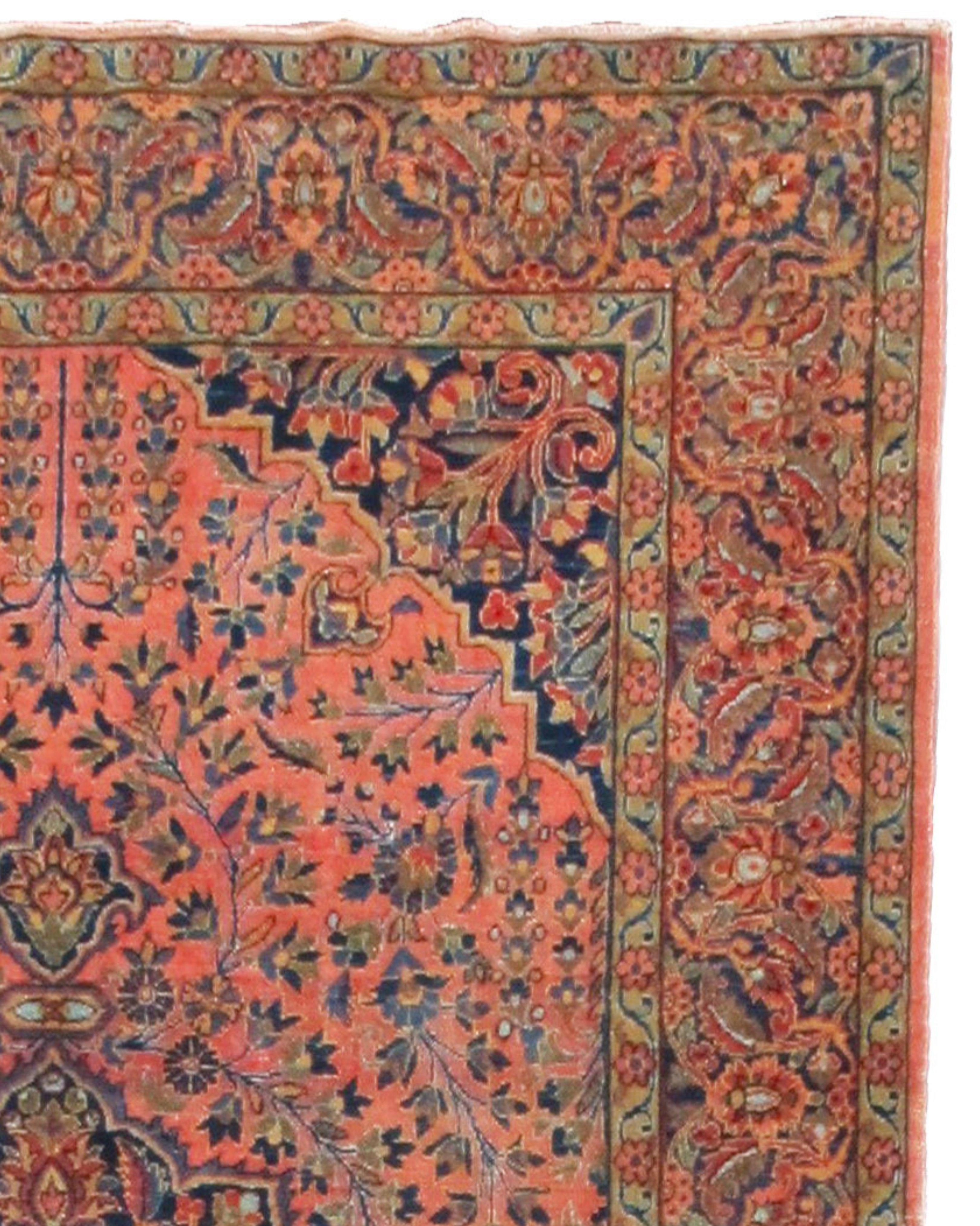 Antique Persian Kashan Rug, Early 20th Century

Additional information:
Dimensions: 4'2