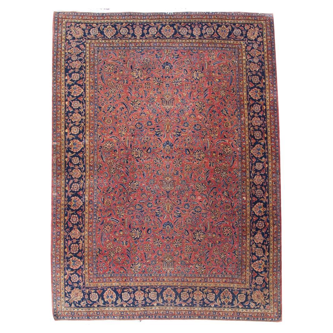 Kashan Rug, Early 20th Century