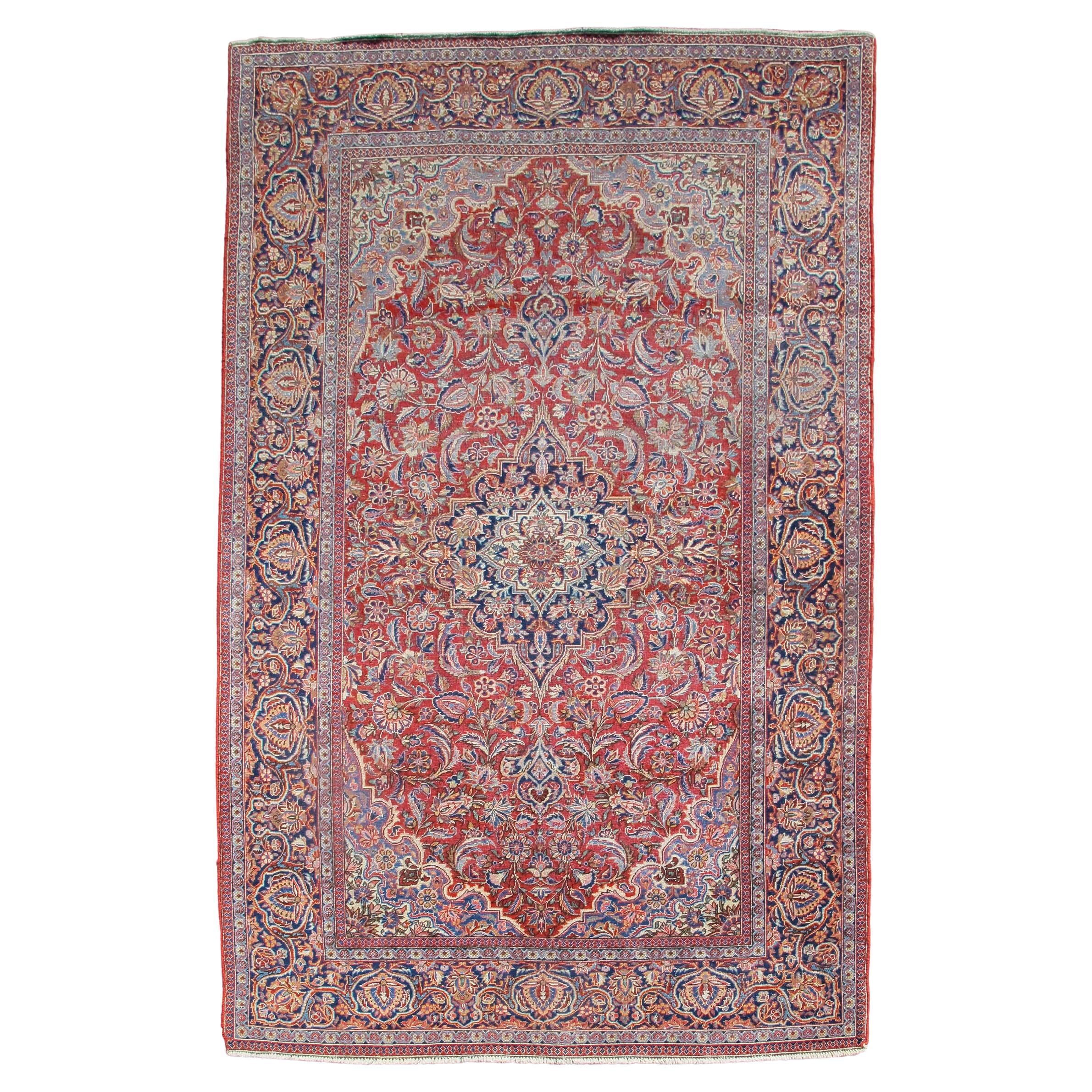 Kashan Rug, Early 20th Century For Sale