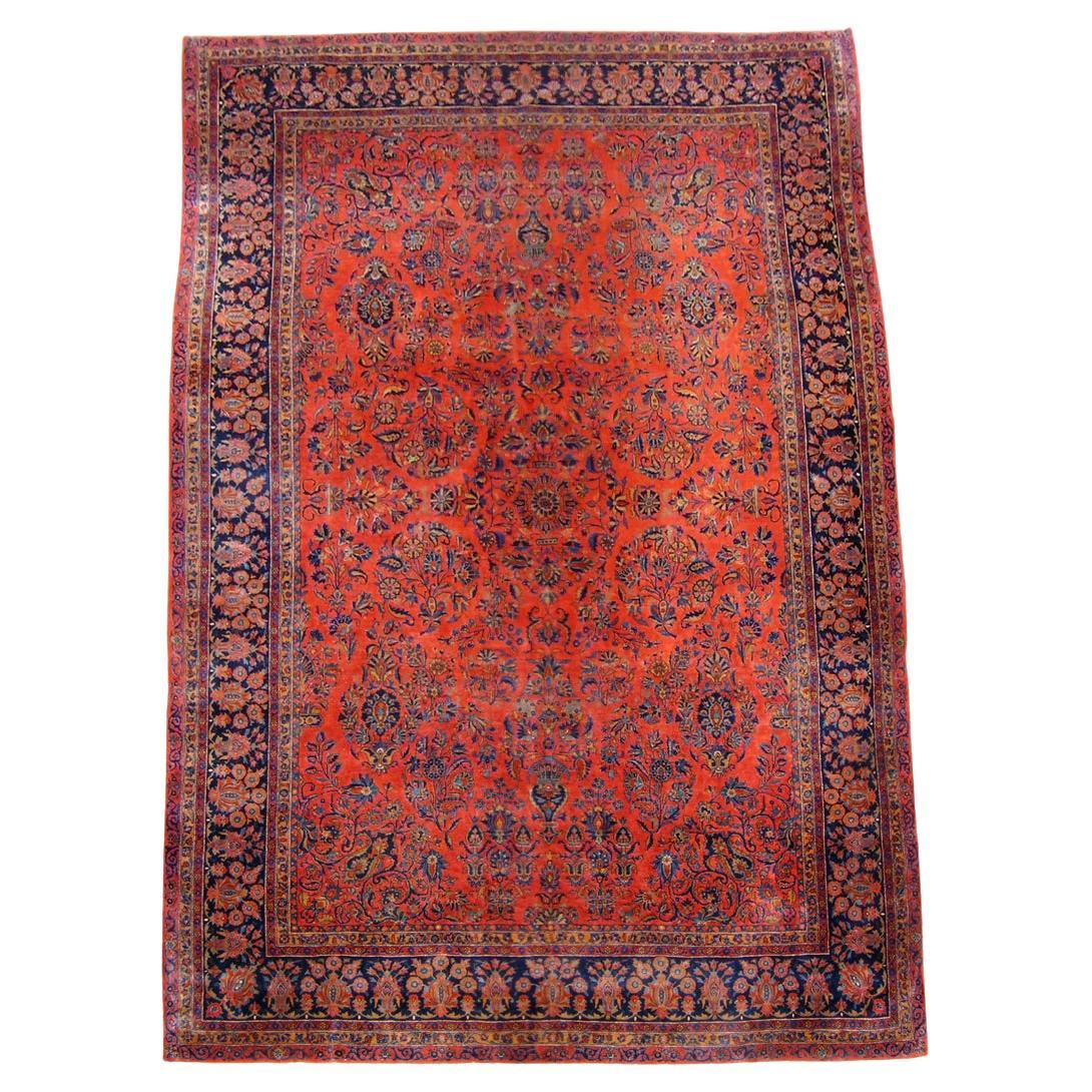 Kashan Rug, Early 20th Century For Sale