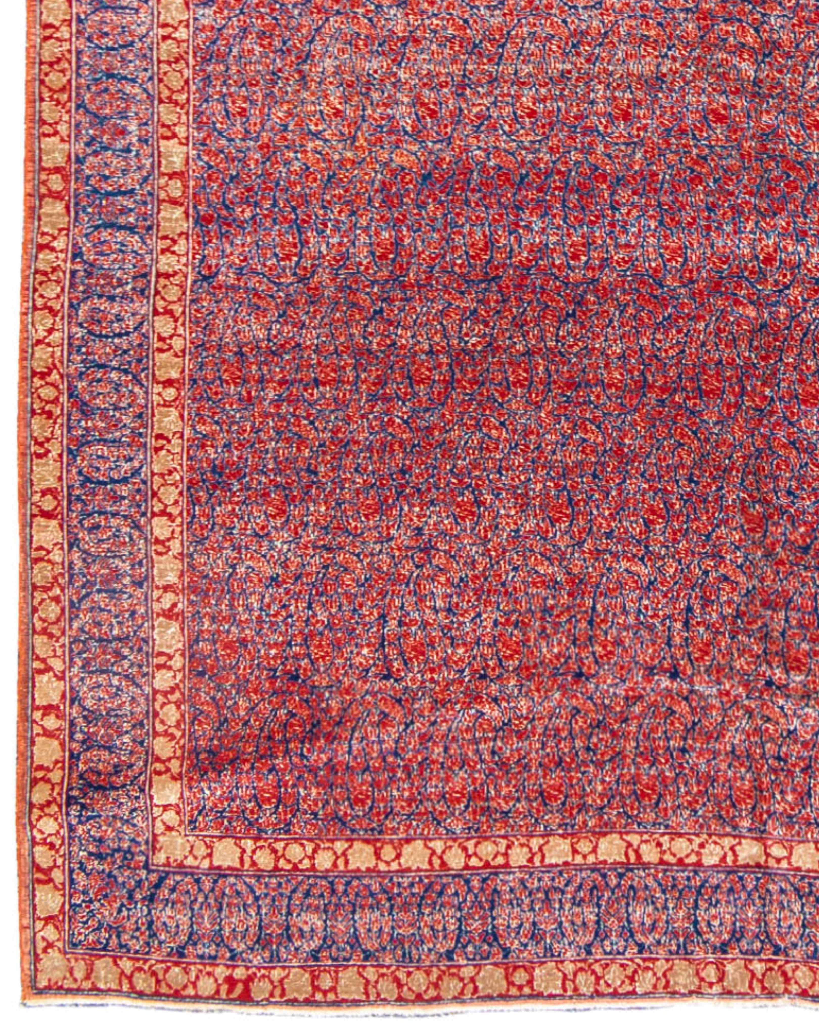Antiker persischer Kashan-Teppich, spätes 19. Jahrhundert (Persisch) im Angebot