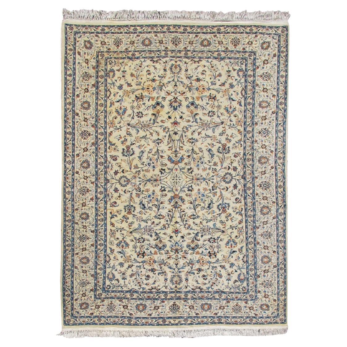 Kashan Rug, Mid-20th Century For Sale
