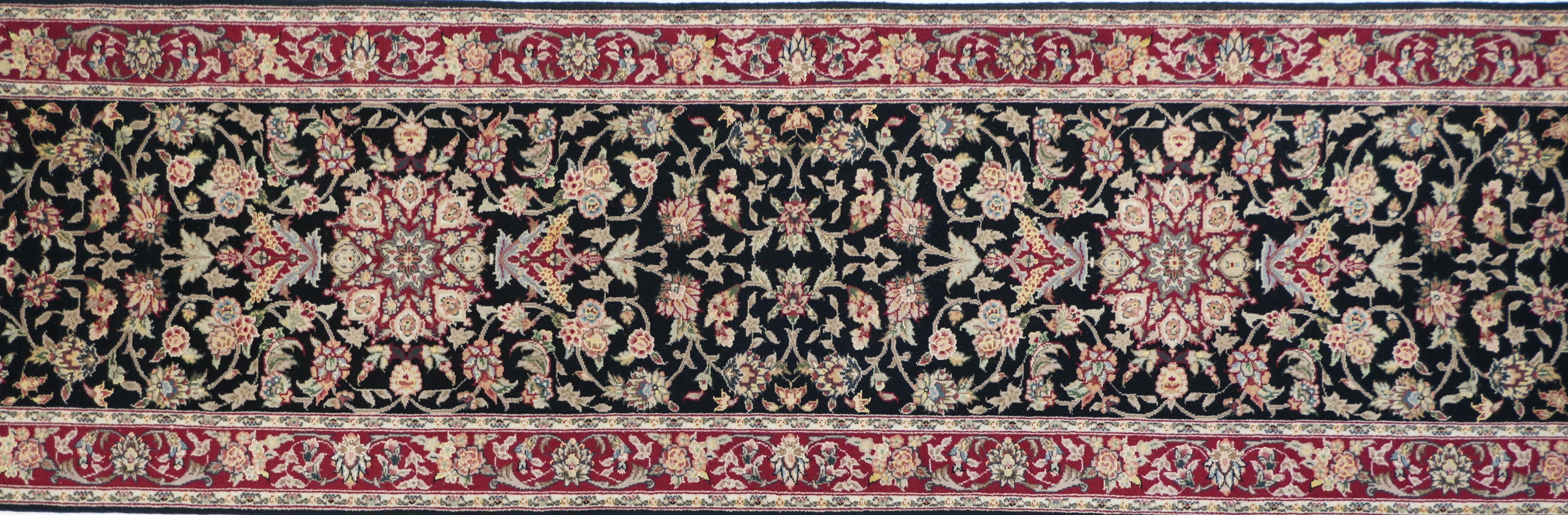Indiano Kashan Runner 2'3'' x 10'0'' in vendita