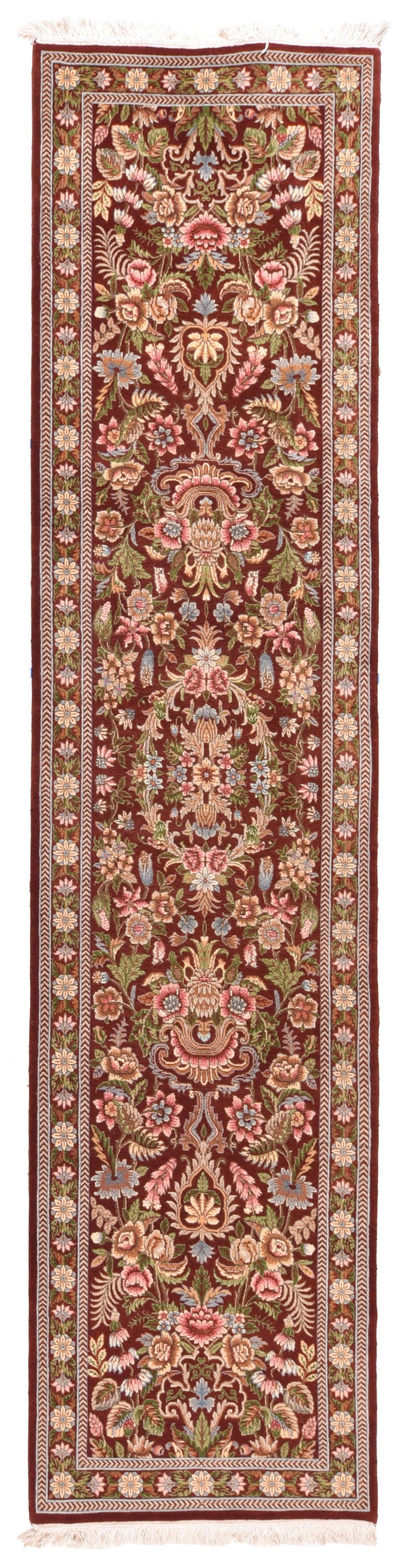 Indiano Runner Kashan 2'8'' x 11'4'' in vendita