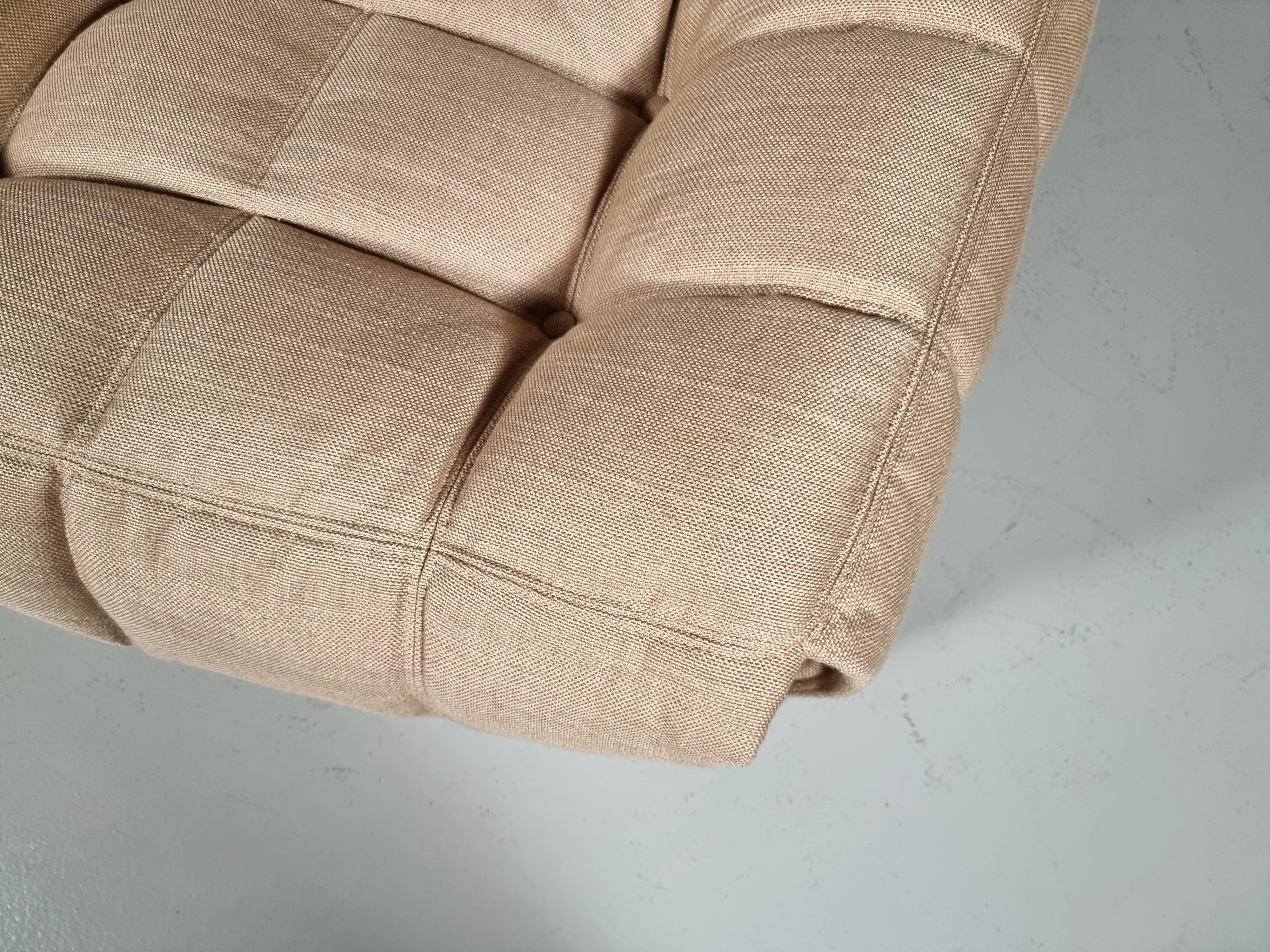 Kashima 3-Seater Sofa by Michel Ducaroy for Ligne Roset, 1970s In Excellent Condition In amstelveen, NL