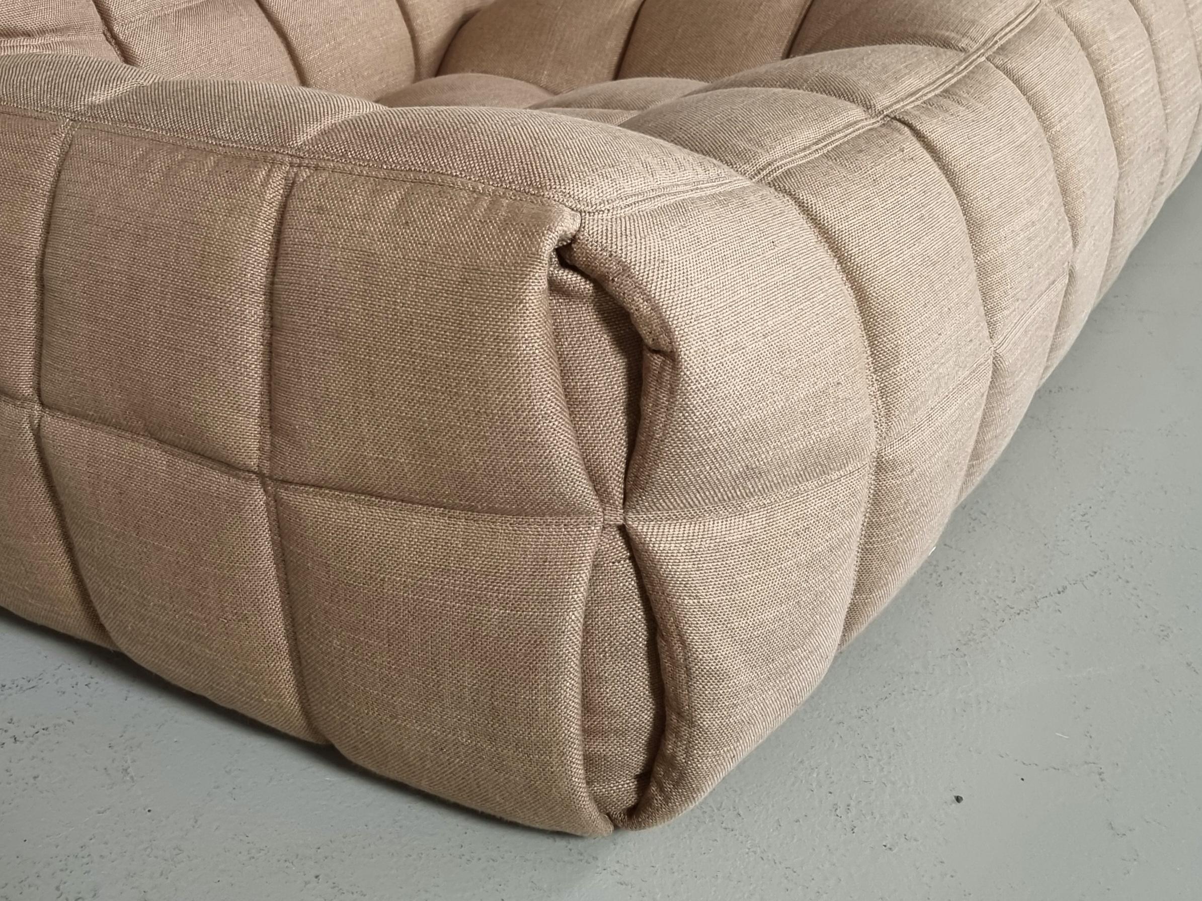 Fabric Kashima 3-Seater Sofa by Michel Ducaroy for Ligne Roset, 1970s