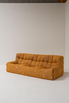 Kashima 3-Seater Sofa by Michel Ducaroy for Ligne Roset, France, 1970s