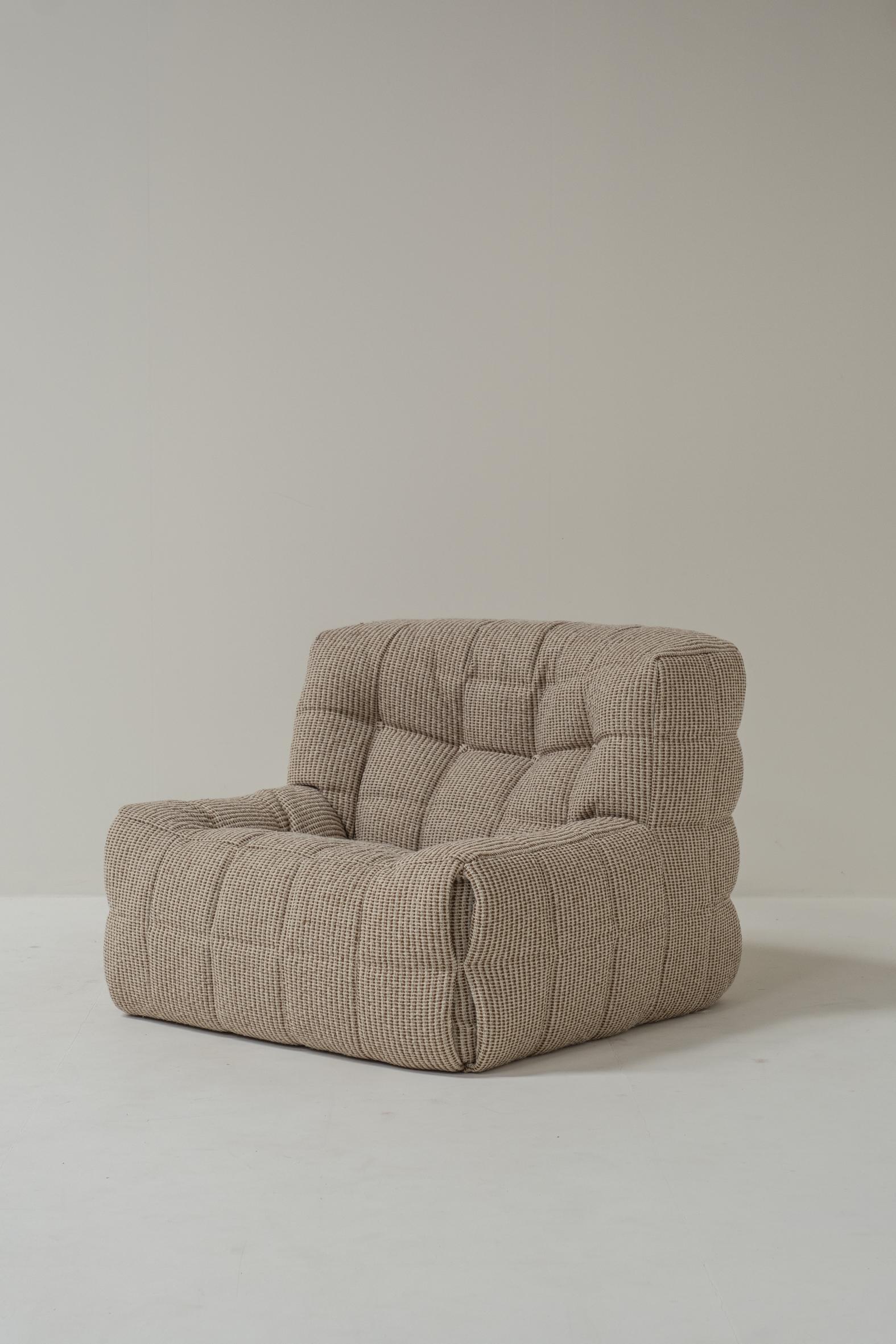 Mid-Century Modern Kashima one seater by Michel Ducaroy for Ligne Roset
